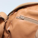 CELINE Macadam Canvas Shoulder Bag PVC Brown Gold Auth bs34058-20