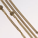 Christian Dior Necklace metal Gold Tone Auth bs34061-4