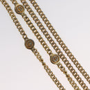 Christian Dior Necklace metal Gold Tone Auth bs34061-5