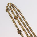Christian Dior Necklace metal Gold Tone Auth bs34061-6