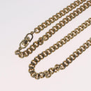 Christian Dior Necklace metal Gold Tone Auth bs34061-8
