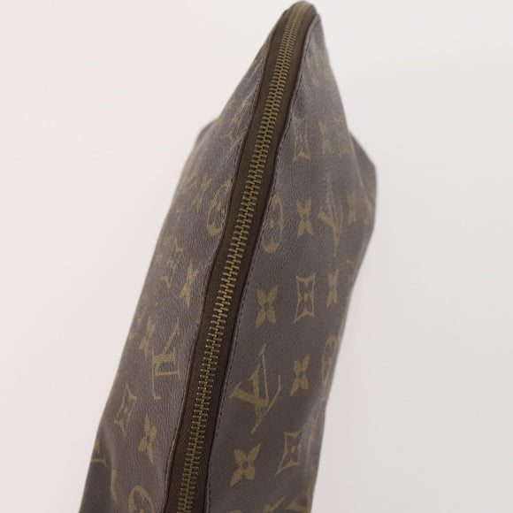 LOUIS VUITTON Monogram Pouch Clutch Bag 2 Set LV Auth bs34068