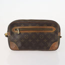 LOUIS VUITTON Monogram Pouch Clutch Bag 2 Set LV Auth bs34068-2