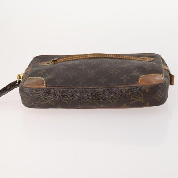 LOUIS VUITTON Monogram Pouch Clutch Bag 2 Set LV Auth bs34068