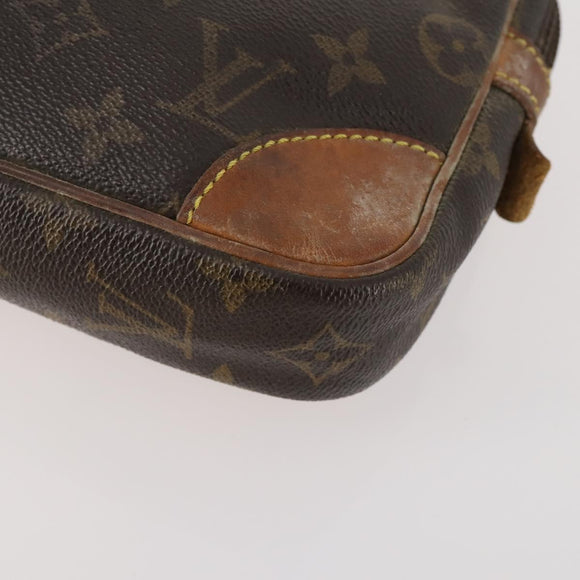 LOUIS VUITTON Monogram Pouch Clutch Bag 2 Set LV Auth bs34068