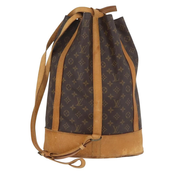 LOUIS VUITTON Monogram Randonnee GM Shoulder Bag M42244 LV Auth bs34074