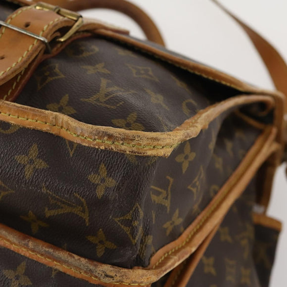 LOUIS VUITTON Monogram Sac Kleber Reisetasche M58122 LV Auth bs34077