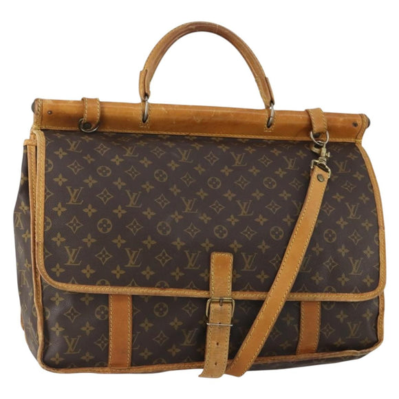 LOUIS VUITTON Monogram Sac Kleber Reisetasche M58122 LV Auth bs34077