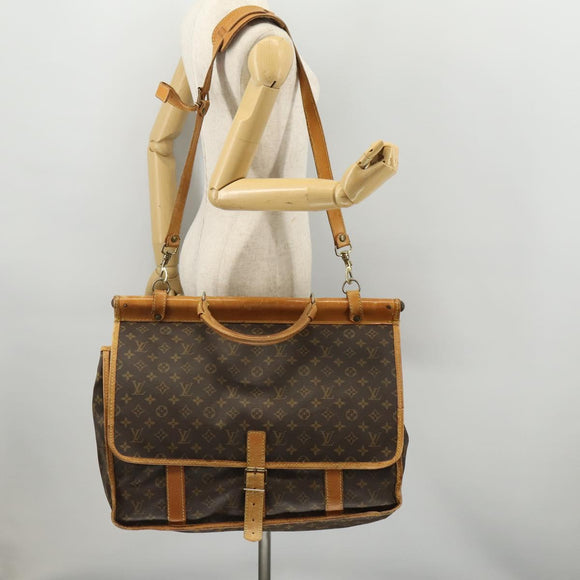 LOUIS VUITTON Monogram Sac Kleber Reisetasche M58122 LV Auth bs34077