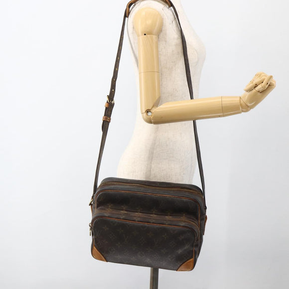 LOUIS VUITTON Monogram Nile Shoulder Bag M45244 LV Auth bs34081