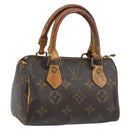 LOUIS VUITTON Monogram Mini Speedy Hand Bag M41534 LV Auth bs34085-1