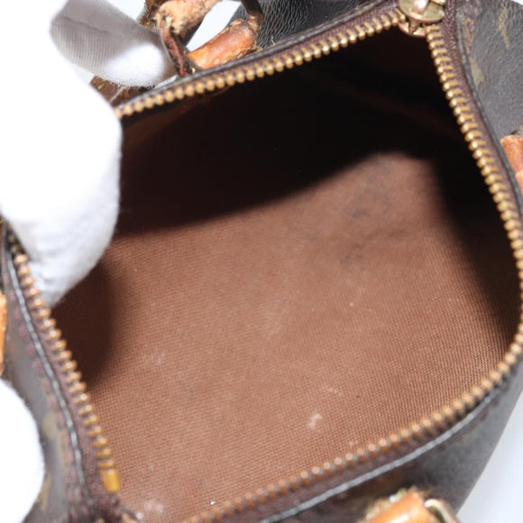 LOUIS VUITTON Monogram Mini Speedy Hand Bag M41534 LV Auth bs34085