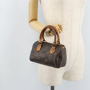 LOUIS VUITTON Monogram Mini Speedy Hand Bag M41534 LV Auth bs34085-21