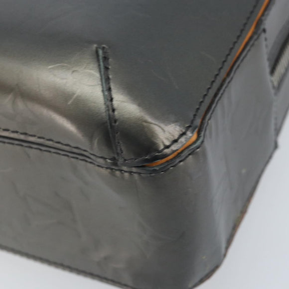 LOUIS VUITTON Monogram Mat Malden Hand Bag Black M55132 LV Auth bs34086