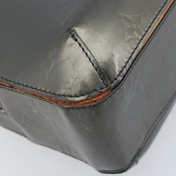 LOUIS VUITTON Monogram Mat Malden Hand Bag Black M55132 LV Auth bs34086