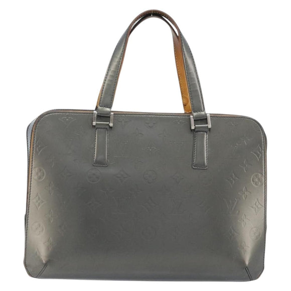 LOUIS VUITTON Monogram Mat Malden Hand Bag Black M55132 LV Auth bs34086