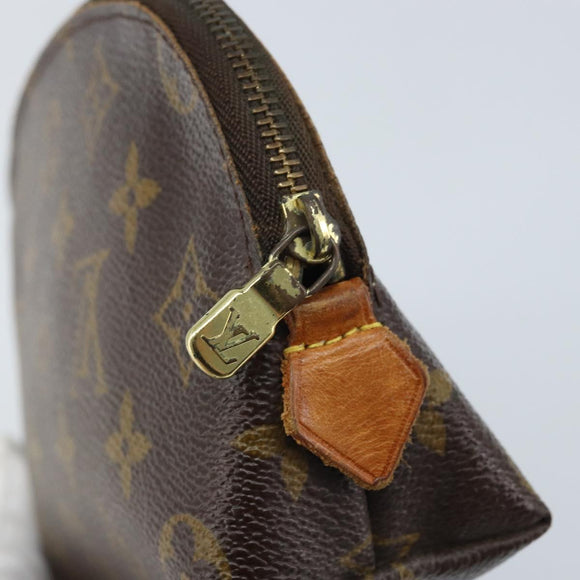 LOUIS VUITTON Monogram Pochette Cosmetic PM Pouch M43998 LV Auth bs34087