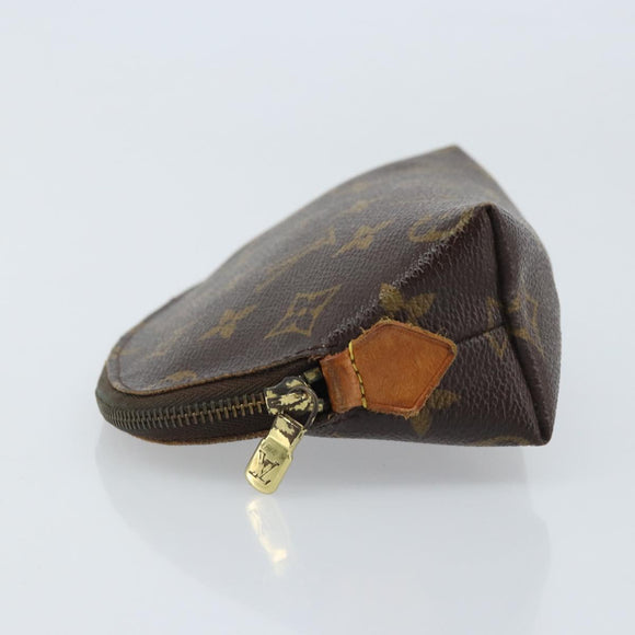 LOUIS VUITTON Monogram Pochette Cosmetic PM Pouch M43998 LV Auth bs34087