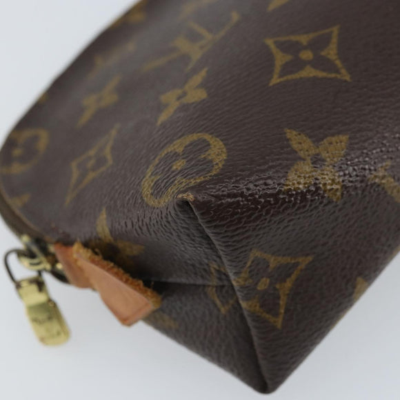 LOUIS VUITTON Monogram Pochette Cosmetic PM Pouch M43998 LV Auth bs34087