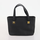 CELINE Macadam Canvas Hand Bag PVC Leather 2 Set Brown Navy Auth bs34088-10