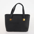 CELINE Macadam Canvas Hand Bag PVC Leather 2 Set Brown Navy Auth bs34088-11