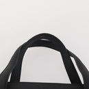 CELINE Macadam Canvas Hand Bag PVC Leather 2 Set Brown Navy Auth bs34088-14