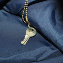 Christian Dior Boston Bag Coated Canvas Navy Gold Auth bs34091-23