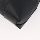 GUCCI GG Supreme Sherry Line Shoulder Bag PVC Black Red Navy 474139 Auth bs34094-14