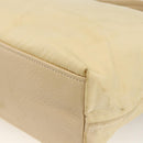 PRADA Shoulder Bag Nylon Beige Silver Auth bs34095-15