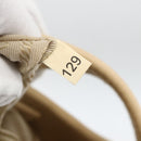 PRADA Shoulder Bag Nylon Beige Silver Auth bs34095-12
