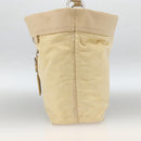 PRADA Shoulder Bag Nylon Beige Silver Auth bs34095-4