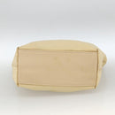 PRADA Shoulder Bag Nylon Beige Silver Auth bs34095-5