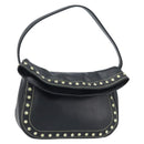 Gianni Versace Hand Bag Nylon Black Gold Auth bs34097-1