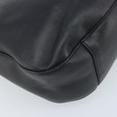 Gianni Versace Hand Bag Nylon Black Gold Auth bs34097-16