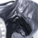 Gianni Versace Hand Bag Nylon Black Gold Auth bs34097-17