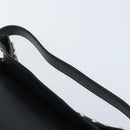 Gianni Versace Hand Bag Nylon Black Gold Auth bs34097-8