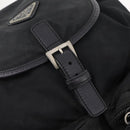 PRADA Backpack Nylon Black Silver Auth bs34099-21