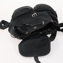 PRADA Backpack Nylon Black Silver Auth bs34099-23