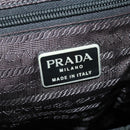 PRADA Backpack Nylon Black Silver Auth bs34099-26
