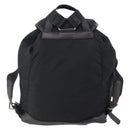 PRADA Backpack Nylon Black Silver Auth bs34099-2