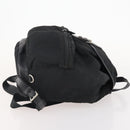 PRADA Backpack Nylon Black Silver Auth bs34099-3