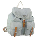 PRADA Backpack Nylon Light Blue Silver Auth bs34101-1