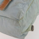 PRADA Backpack Nylon Light Blue Silver Auth bs34101-16