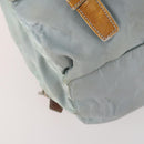 PRADA Backpack Nylon Light Blue Silver Auth bs34101-17