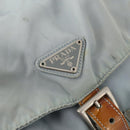PRADA Backpack Nylon Light Blue Silver Auth bs34101-20