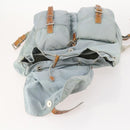 PRADA Backpack Nylon Light Blue Silver Auth bs34101-23