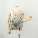 PRADA Backpack Nylon Light Blue Silver Auth bs34101-32