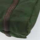 PRADA Hand Bag Nylon Green Auth bs34103-15