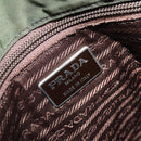 PRADA Hand Bag Nylon Green Auth bs34103-17