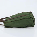 PRADA Hand Bag Nylon Green Auth bs34103-4